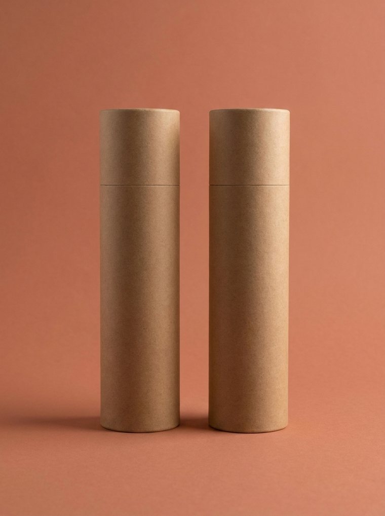 Cardboard packaging tubes